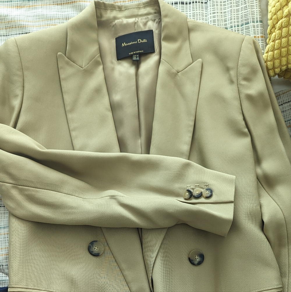 Massimo Dutti double breasted jacket  (women's) US size 8